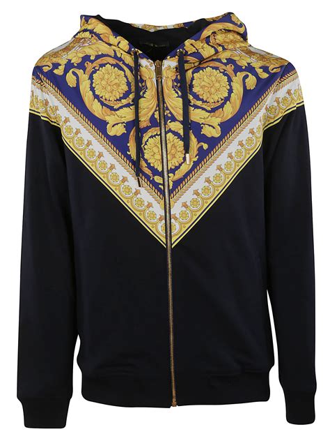 versace mens sweater|versace barocco hoodie.